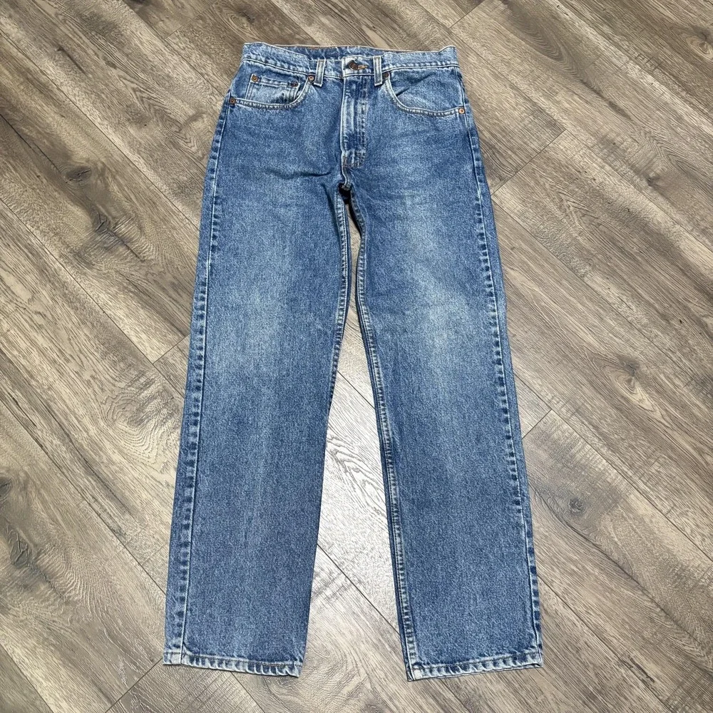 Vintage Levis 505 Jeans Mens 32x30 Blue Denim Regular Fit Straight Leg USA 90s